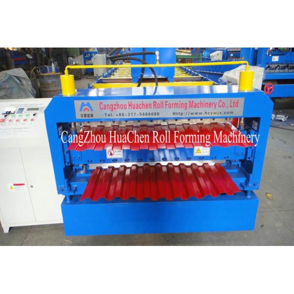 High Output Roll Forming Lines Roll Form Machine Easy Operate 10 / 14 Rows