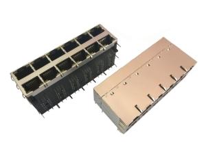 Quality Long Body Female RJ45 Socket , Integrated Magnetics Rj45 With PoE Function for sale