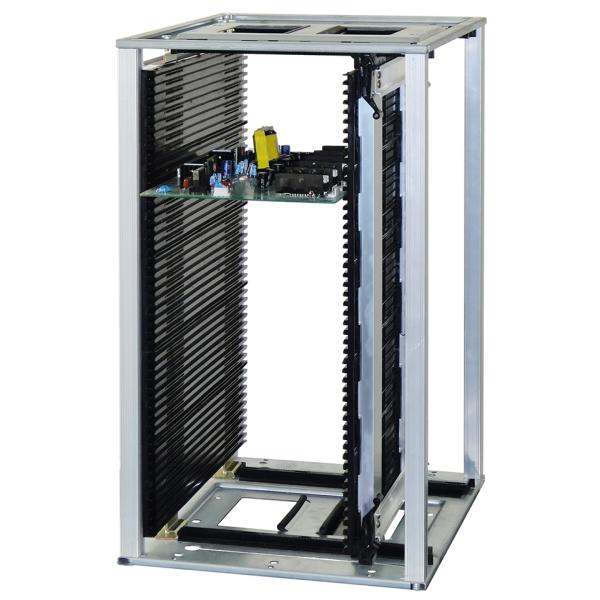 ESD SMT PCB Circulation Metal Base Injection Molded PP ESD Storage Shelving