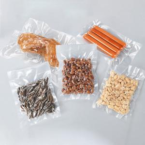 China Custom Heat Seal PA Vacuum Seal Storage Bags Embossed Vacuum Sealer Bag For Food on sale