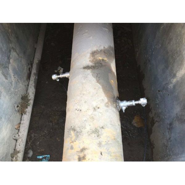 Fiberglass Pipe Ultrasonic Liquid Flow Meter Insertion Installation 4-20mA Pulse Output