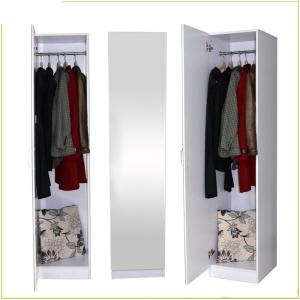 Quality Floor Standing 70.47 Inch Wooden Clothes Wardrobe With Clothes Rail for sale