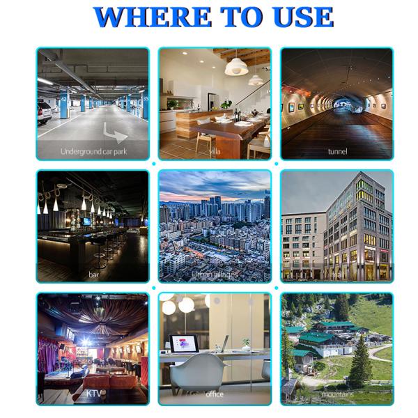 70dB Gain LTE 4G Network Signal Booster 850MHz 1700MHz Dual Band