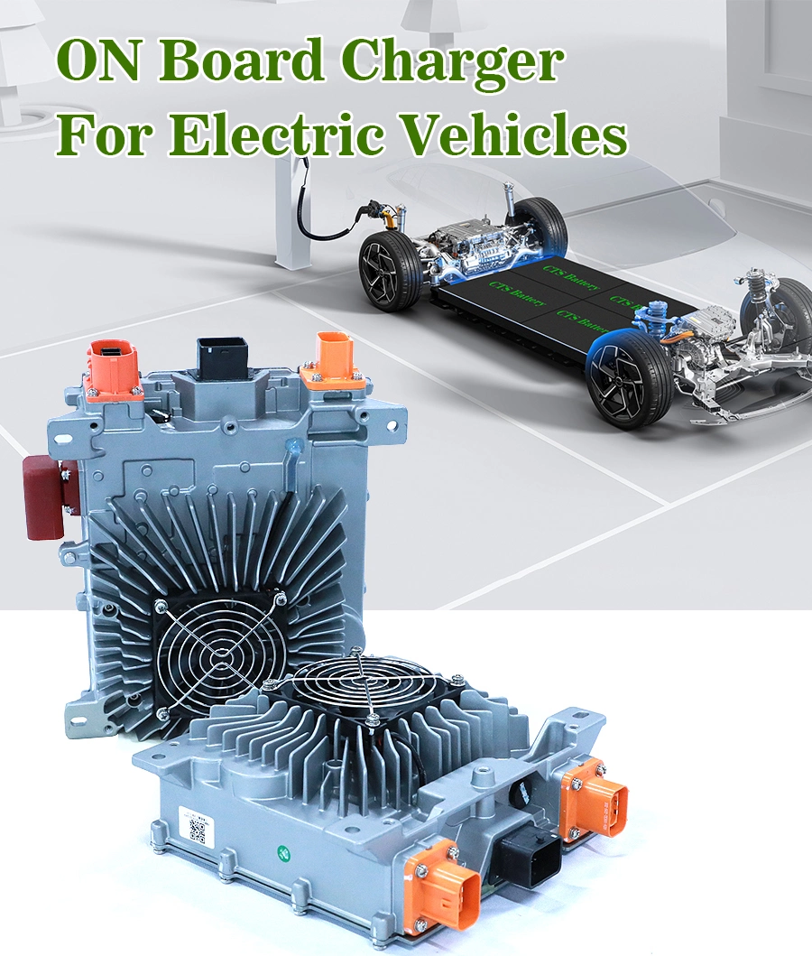 3.3kw 6.6kw Obc on Board Lithium LiFePO4 Battery Charger for Electric Car