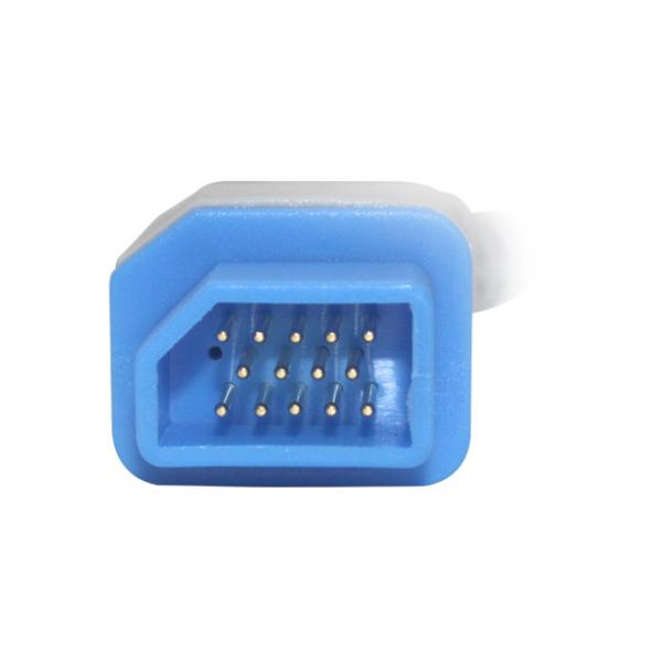 Nihon Kohden Spo2 Adapter Cable 2.4m 14 Pin JL-900P TPU Jacket