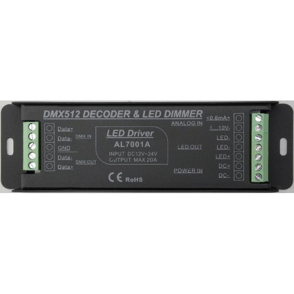 Single Channel Led Strip Controller Dip Switch With Max 20A Current Load