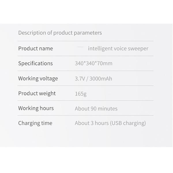 1300pa Smart Sweeper Cleaner Robot 150m2 Intelligent Home Appliances