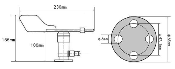 4-20mA Anemometer Sensor Essential Tool for Accurate Wind Direction and Speed Data