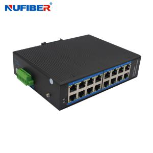 China Industrial POE 10/100Mbps 16 RJ45 Ports Ethernet Switch DC48V POE Industrial 16 Ports Media Converter on sale China Industrial POE 10/100Mbps 16 RJ45 Ports Ethernet Switch DC48V POE Industrial 16 Ports Media Converter on sale