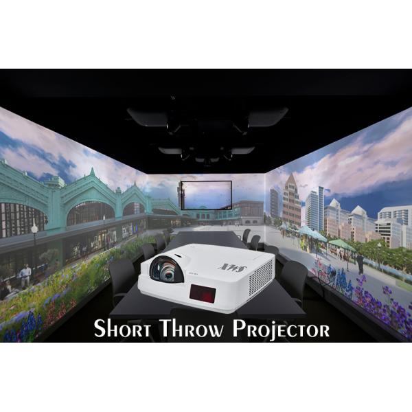 3300 Lumens Portable Short Throw Projector Ultra Short Projector With High Contrast