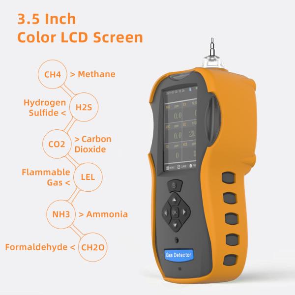 Handheld Chlorine Gas Detector , Toxic Gas Detector ISO9001 Certification