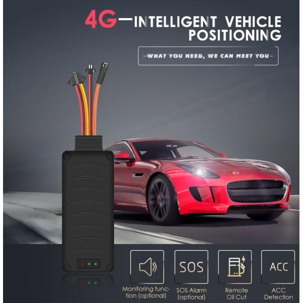 SOS Panic Button GPS Tracker Device Car Movement Alarm Free Tracking Operation System