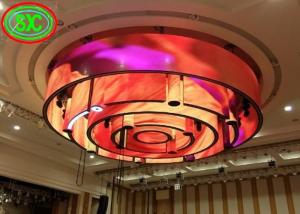 China P6 Led Flashing Curve Indoor Full Color LED Display, 27777 Dots Per Square Meter Novar System on sale
