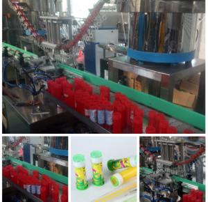 China 304 Stainless Steel Liquid Bottling Machine Stable Screwing Easy To Operate on sale