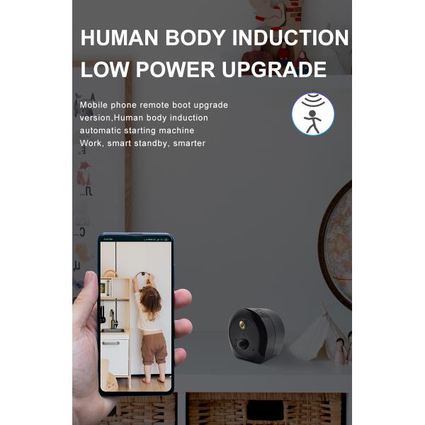 Vandal Proof Tuya App Camera IR 10M Full HD Smart Camera Black
