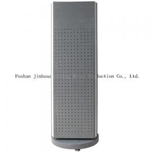China Stable L400mm W400mm Floor Standing Pegboard Spinner Rack 3 Sides on sale