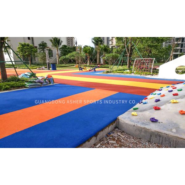 Easy Installation EPDM Rubber Running Track Custom With UV Flexibility