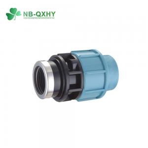 China PP Reducing Coupling for 20mm to 110mm Size Pn16 Blue PP Pipe Fitting in Water Supply on sale