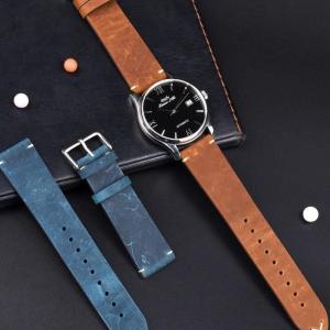 Quality 16 - 28mm 2 Piece Suede Watch Belt Strap With TTO Logo for sale