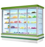 Remote System Multideck Open Chiller / Beverage Refrigerator Showcase