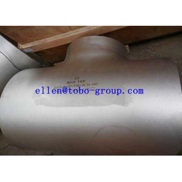 TOBO STEEL Group REDUCING TEE ASME B16.9 BEVELED END SCH 10S SS SUPER DUPLEX ASTM A815