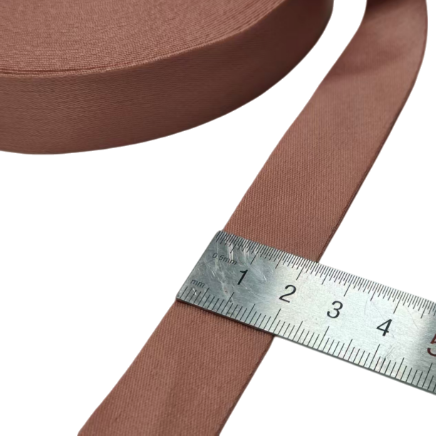 Polyester Woven Webbing 2cm Width Custom Colored High Strength Tape For Garment Accessories