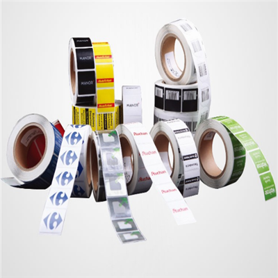 Customized 58KHz High sensitivity Black soft EAS Labels 45 * 10.8mm