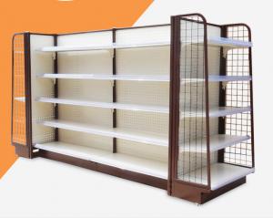 Quality Anti Rust Convenience Store Shelving Units / Supermarket Display Racks for sale