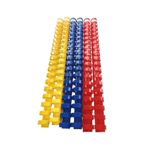 Office Document Binding Combs 6mm (1/4'') 21 Ring Notebook PVC Binder Plastic