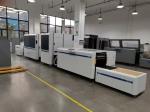 CMYK Inkjet Web Digital Color Inkjet Printing Roll To Sheet Machine Press