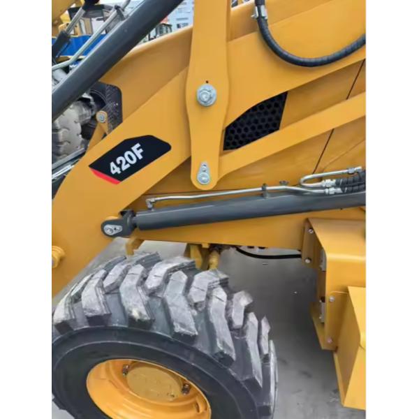 Used Backhoe Loader CAT 420F Original Engine 2nd Hand Back Hoe Loader EPA Licensed