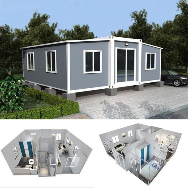 Prefabricated Houses Expandable Container House with 3 Bedrooms and Easy Installation