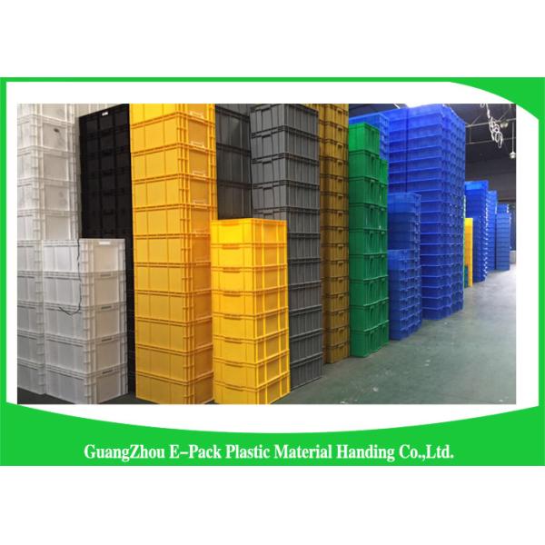 Industrial Small Plastic Stackable Containers , Plastic Moving Containers