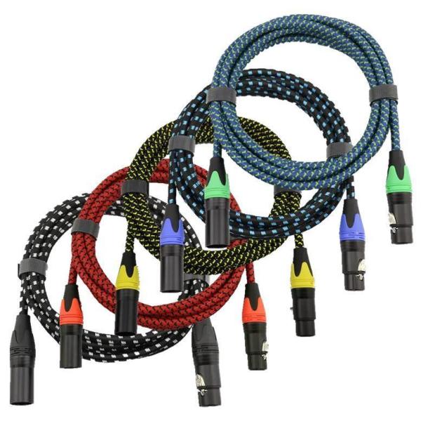 Customizable Length XLR Cable with High Sound Quality and Bare Copper Wire for Professional Audio