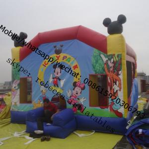 Quality castle inflatable inflatable castle mickey mouse inflable castle for sale
