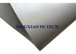 Grey Silicone Rubber Coated Fiberglass Cloth , Silicone Impregnated Fabric