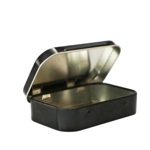 China Small Decorative Tin Containers Small Tin Boxes with Lids Empty Portable Mint Tins on sale