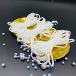 Surgical Mask Elastic Ear Loops For Face Mask White Ear Loop Elastic Band 3mm