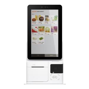 China Touch Screen K2 Self Service Kiosk Mini Self Checkout Machine With Thermal Printer on sale
