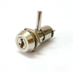Tubular dual function switch cam lock