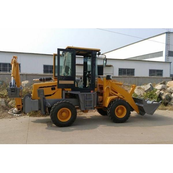 50hp Mini Tractor Backhoe Loader , 3t Front End Loader Backhoe