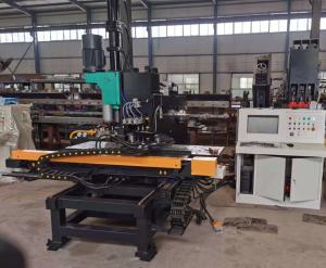 Quality High Speed CNC Plate Punching And Drilling Machine With Marking Function Hole Diameter 50mm for sale