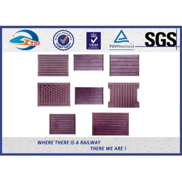 TUV Plain oiled Railway Fastenings Rail Pad EVA HDPE or Rubber