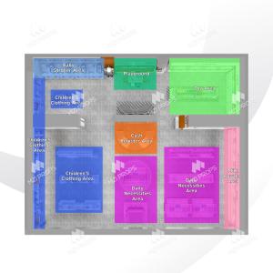 Buy cheap 08-QSGDS Mom & Baby Store Zoning With Luxurious High-end Style from wholesalers