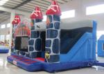 Customized inflatable bouncy castle printing inflatable bouncy castle with slide