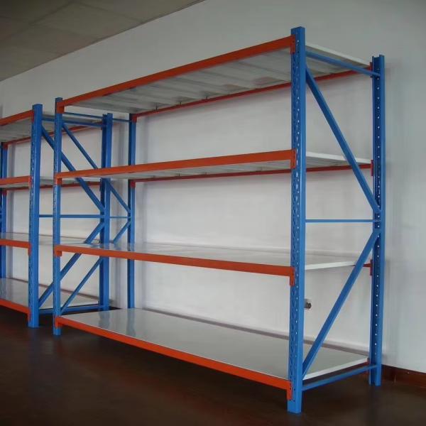 Storage rack side view
