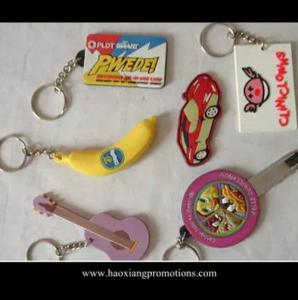Quality Made in China high quality 3D Custom soft PVC Rubber Keychain/ Silicone Keyring for sale