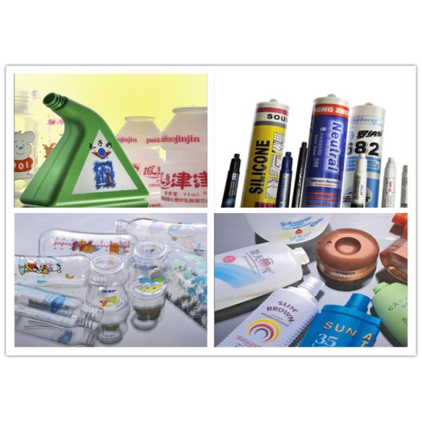 Lubricating Oil Bottle Automatic Screen Printing Equipment Multi Colors Printing