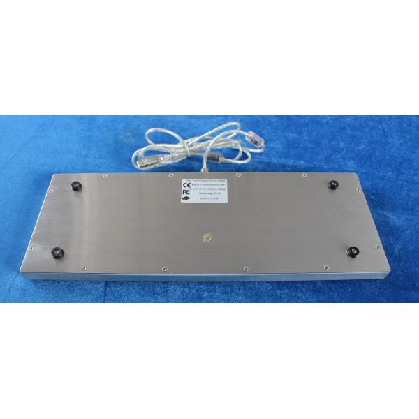 Washable Vandal Proof Industrial Keyboard with Touchpad and Desk Top in IP68 Waterproof Standard for outdoors