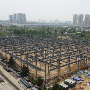 Prefabricated Steel Structure Warehouse Workshop Q355 Customized